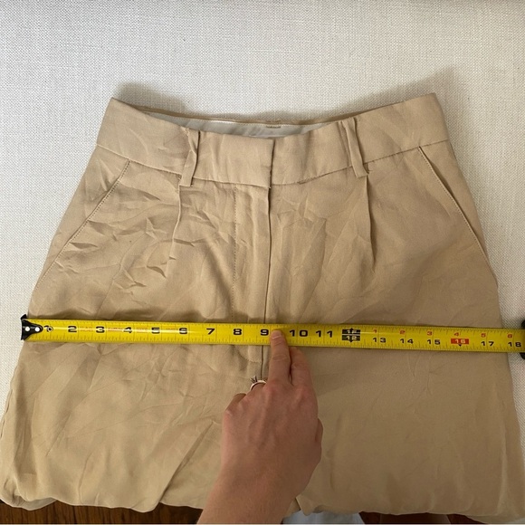 MNG Tan Tailored 7” Shorts 2 - Picture 6 of 12